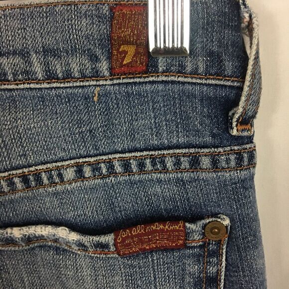 7 for All Mankind Boy Cut Button Fly Jeans 26 - Picture 11 of 11